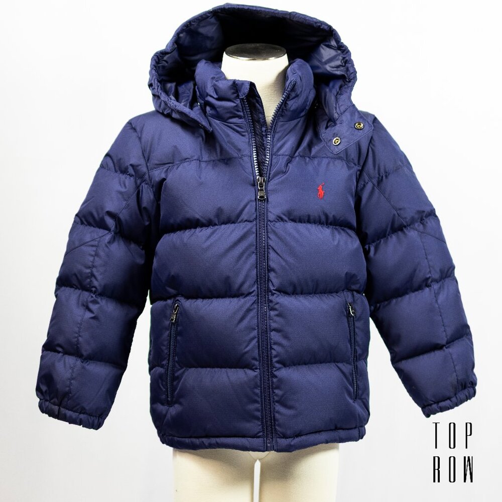 Polo Ralph Lauren Toddler and Little Boys Ripstop Down Hooded Jacket - Navy